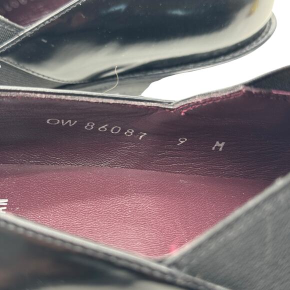 Stuart Weitzman The Band Loafer Elastic SZ 9 Women's Black Patent Career Office - Picture 11 of 11